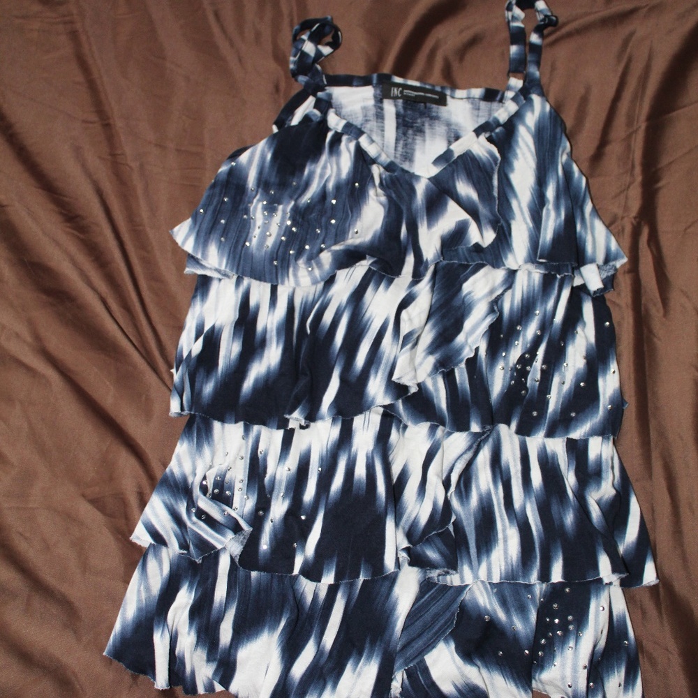 Fun Ruffle Tiered Cami with Adjustable Straps
